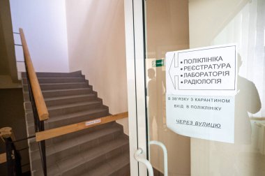 LVIV, UKRAINE, Eylül 28, 2023 Lviv Kanser Merkezi