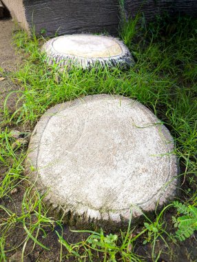 Yapay basamak bahçe dekorasyonu