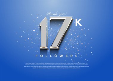 17k takipçileri için güzel dekorasyonlu ve şenlikli klasik numara..