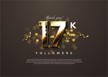 17k takipçilerini süsleyen altın folyo ve kurdele..