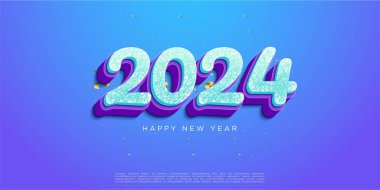 Eşsiz ve şirin rakamlarla 2024 yeni yıl kutlaması..