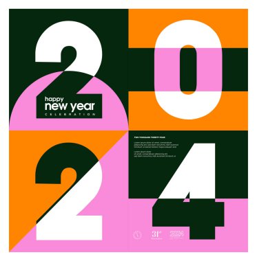 2024 numaralı poster hafif parlak renk kavramına sahip.