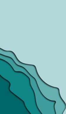 Modern tasarım. 3D soyut kağıda sahip kapak veya el ilanı vektör şablonu mavi pembe ve mor arkaplanı kes.