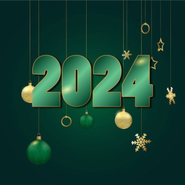 2024 yılının resmi altın yeşili renginde