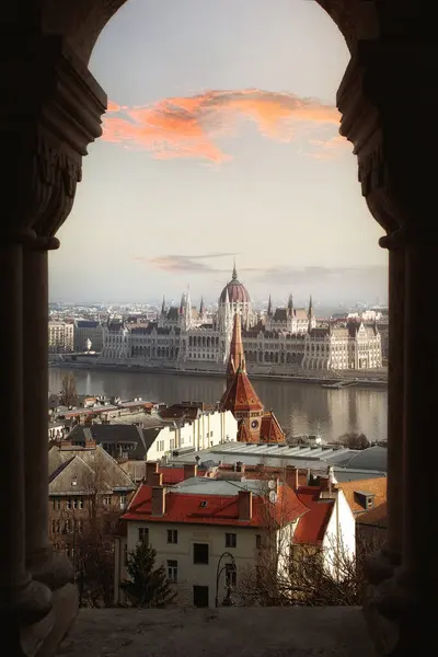 Centrum Budapesztu — Zdjęcie stockowe