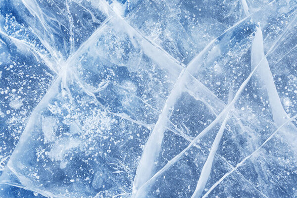 ice texture. frozen waterfall in winter. Frost wallpaper abstract