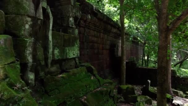 Pohled Panorama Angkor Wat — Stock video