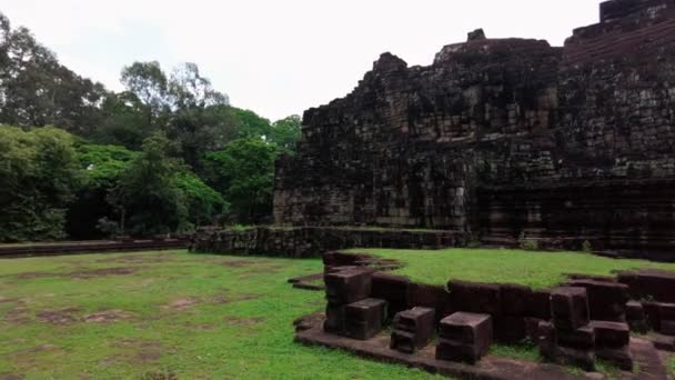 Панорама Ангкор Вата Камбодже — стоковое видео