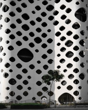 Modern Dubai mimarisi. Delik görünümü tasarla