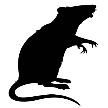 Sevgili Siyah Siluet Vektörü