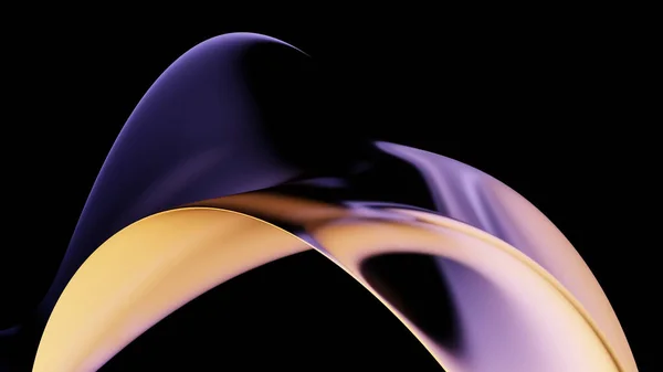 Анотація Фон Темний Візуальний Скляна Рідина Розмита Голографічна Вигнута Тканинна — стокове фото
