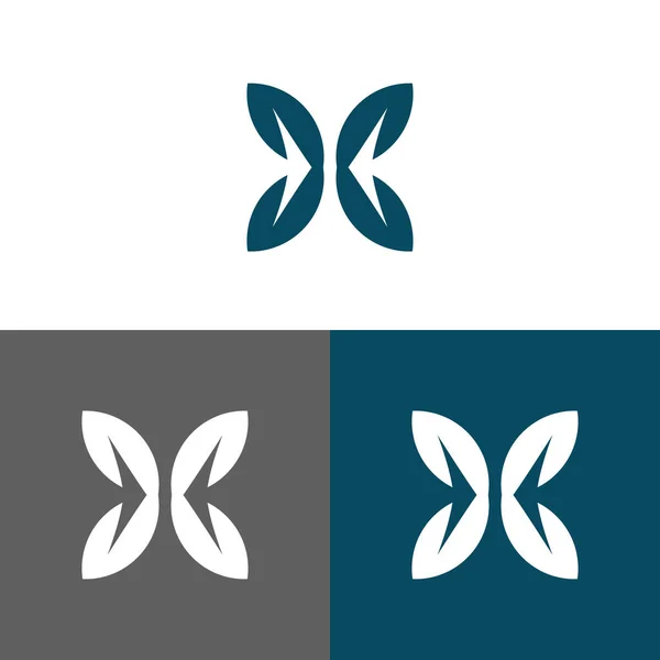 X harfi logo tasarımı konsepti negatif uzay stili. İşaretlerden inşa edilmiş soyut işaret. Vektör ögeleri şablon simgesi.