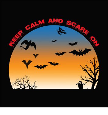 Sakin ol ve 3 tişört tasarımında kork. Tişört Tasarımı 'nı burada bulabilir ve satın alabilirsiniz. Kendin, arkadaşların ve ailen için dijital dosyalar ya da Özel Gün & Olaylarını destekleyen herkes için. EPS 2000px.2000px 300dpi Sürüm 10 'u alacaksınız. SVG, DXF, PNG, JPG.