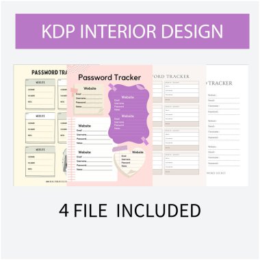 Parola kaydet dosya vektör dizayn templet 