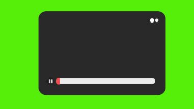 Arkaplanı Olmayan Video Oynatıcı Canlandırması
