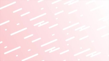 Kırmızı arkaplan üzerinde canlandırılmış Soyut Geometrik temel şekiller, minimal şablon arkaplanı