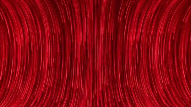 Animowane Czerwony Kolor Spadające Cząsteczki Deszczu Tło — Wideo stockowe