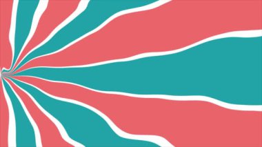 Canlandırılmış turuncu ve mavi çift ton dalgalı desen basit minimum arkaplan