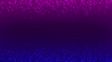 Pembe ve Mavi renkli toz parçacıkları yayarken canlandırılmış arkaplan