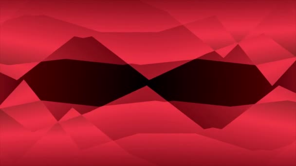 Κινούμενα Φόντο Κόκκινο Χρώμα Κυματιστό Μοτίβο Κινούμενο Φόντο Σχήμα — Αρχείο Βίντεο