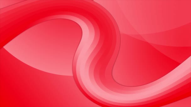 Animated Red Color Random Shapes Background — Stock Video