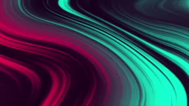 Animated Pink Blue Color Wiggling Abstract Wavy Pattern Background — Stock Video