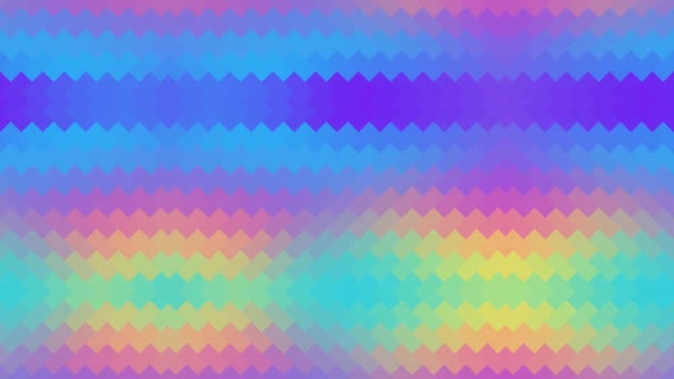 Canlandırılmış Süper Havalı Pikselleştirilmiş Pürüzsüz Renkli Gradyan Arkaplan — Stok video