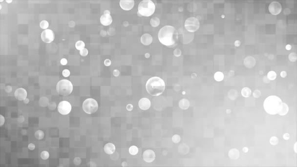 Κινούμενα Λαμπερά Σωματίδια Διάλυση Κινείται Πάνω Από Πλαίσιο Μοτίβο Φόντο — Αρχείο Βίντεο