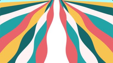 Renkli dalgaların, su dalgalarının, su dalgalarının, mermer ve renkli dalgaların canlandırılmış 2d arka planı