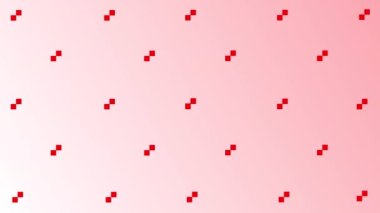 Canlandırılmış Basit Yarım Tonlu Kırmızı Kare Kare Arkaplan, Kare Şekiller Arkaplan