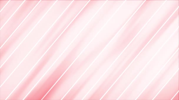 Анимационный Простой Элегантный Диагональные Красные Полосы Минимальный Геометрический Фон — стоковое видео