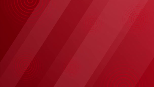 Тёмно Красный Абстрактный Геометрический Прямоугольник Формирует Минимальный Фон Прямоугольник Формирует — стоковое видео