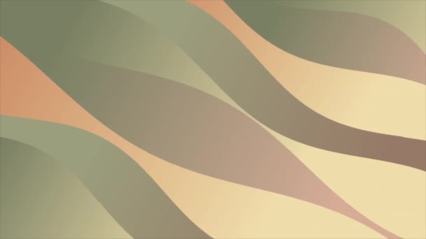 Анимационный Абстрактный Фон Красочных Волн Водных Волн Волн Воды Мрамора — стоковое видео