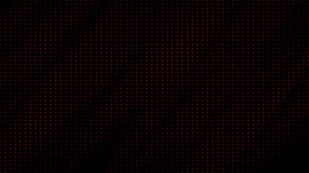 Animowane Abstrakcyjne Dynamiczne Czerwone Kropki Tło Motion Nowoczesne Tło Animacji — Wideo stockowe