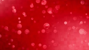 Canlandırılmış Parlak çözünen parçacıklar kutu deseni arkaplanı üzerinde hareket ediyor