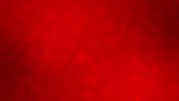 Анімовані Простий Елегантний Повільно Рухається Фон Червоних Частинок — стокове відео