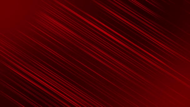 Animowany Elegancki Czerwony Bezszwowy Tło Pętli Diagonal Ruchu Czerwone Linie — Wideo stockowe