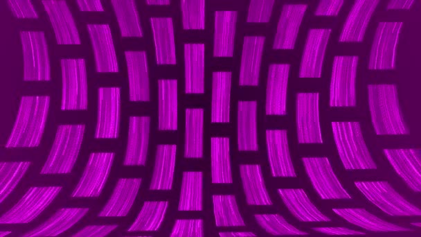 Animated Rotating Box Pattern Background Pink Background — Stock Video