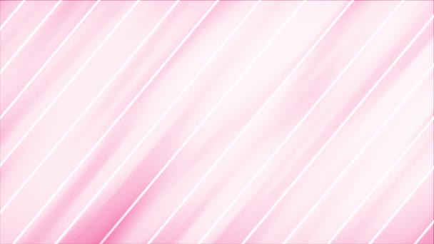 Анимационный Простой Элегантный Диагональный Пурпурный Красный Полосы Минимальный Геометрический Фон — стоковое видео