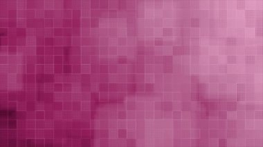 Canlandırılmış Magenta kırmızı kare kutu desenli mozaik fayans arkaplan, basit ve zarif arkaplan