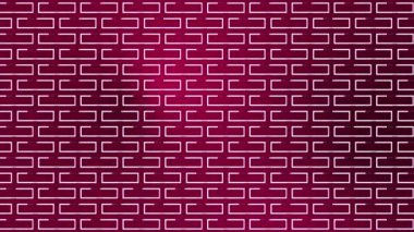 Canlandırılmış Geometrik Şekiller Magenta kırmızı zemin üzerinde kare desen, dijital şekiller arkaplan