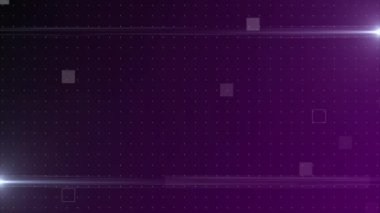 Animasyon Pembe renkli soyut gelecekçi siber uzay teknolojisi arka planı. Bilim kurgu parçacıkları arkaplanı