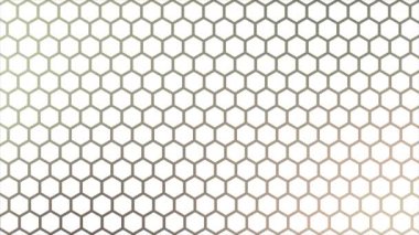 Animasyon Gelecek Renkli Yüzey Altıgenleri fayansları. Moda basit ve minimal geometrik altıgen arkaplan
