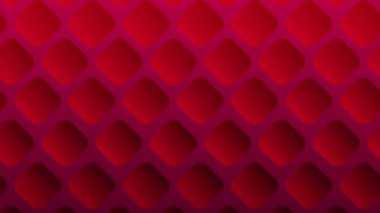 Canlandırılmış Dualtone Magenta kırmızı ve siyah geometrik kare şekilleri minimum arkaplan