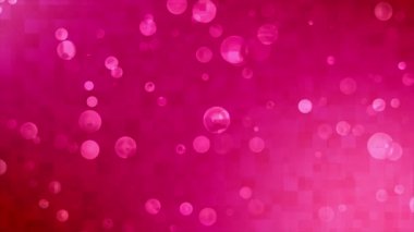 Canlandırılmış Parlak çözünen parçacıklar kutu deseni arkaplanı üzerinde hareket ediyor