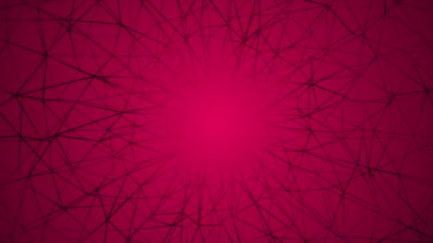 Анімовані Абстрактне Єднання Цифрових Ліній Точок Технології Фону Цифрове Мережеве — стокове відео