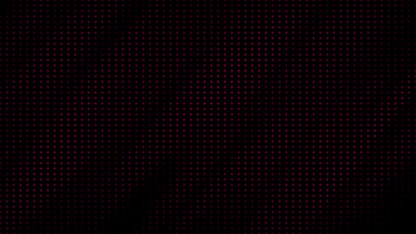 Animated Abstract Dynamic Magenta Red Dots Background Motion Modern Animation — Stock Video