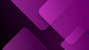 Canlandırılmış Koyu Pembe soyut geometrik kare şekiller minimum arkaplan, kare şekiller arkaplan