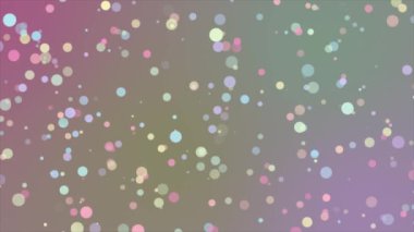 Canlandırılmış güzel Renkli basit hareketli parçacıklar minimum arkaplan, basit ve zarif arkaplan