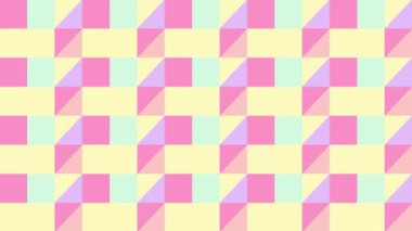 Soyut geometrik şekiller arka planına sahip hareketli renksiz desen